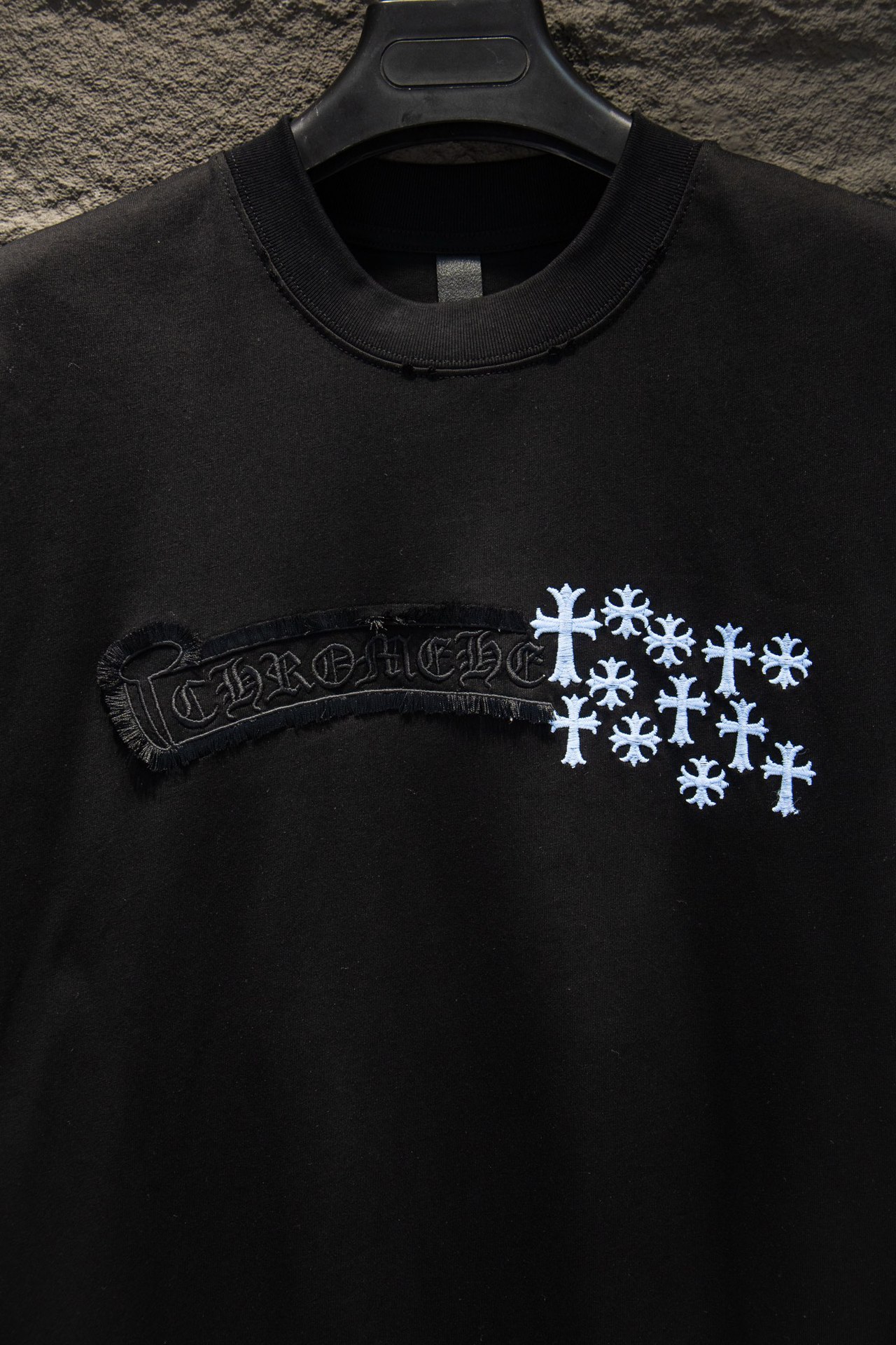 【今季注目】Chrome Hearts/クロムハーツ 2026SS夏新作 半袖Tシャツ 黑/白 CHT-26S10