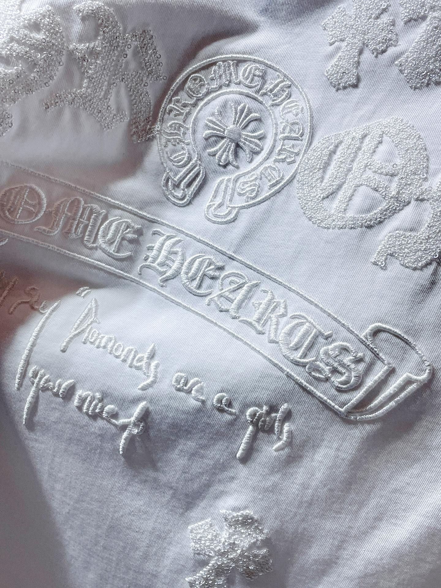 【今季注目】Chrome Hearts/クロムハーツ 2026SS夏新作 半袖Tシャツ 男女兼用 黑/白 CHT-26S13