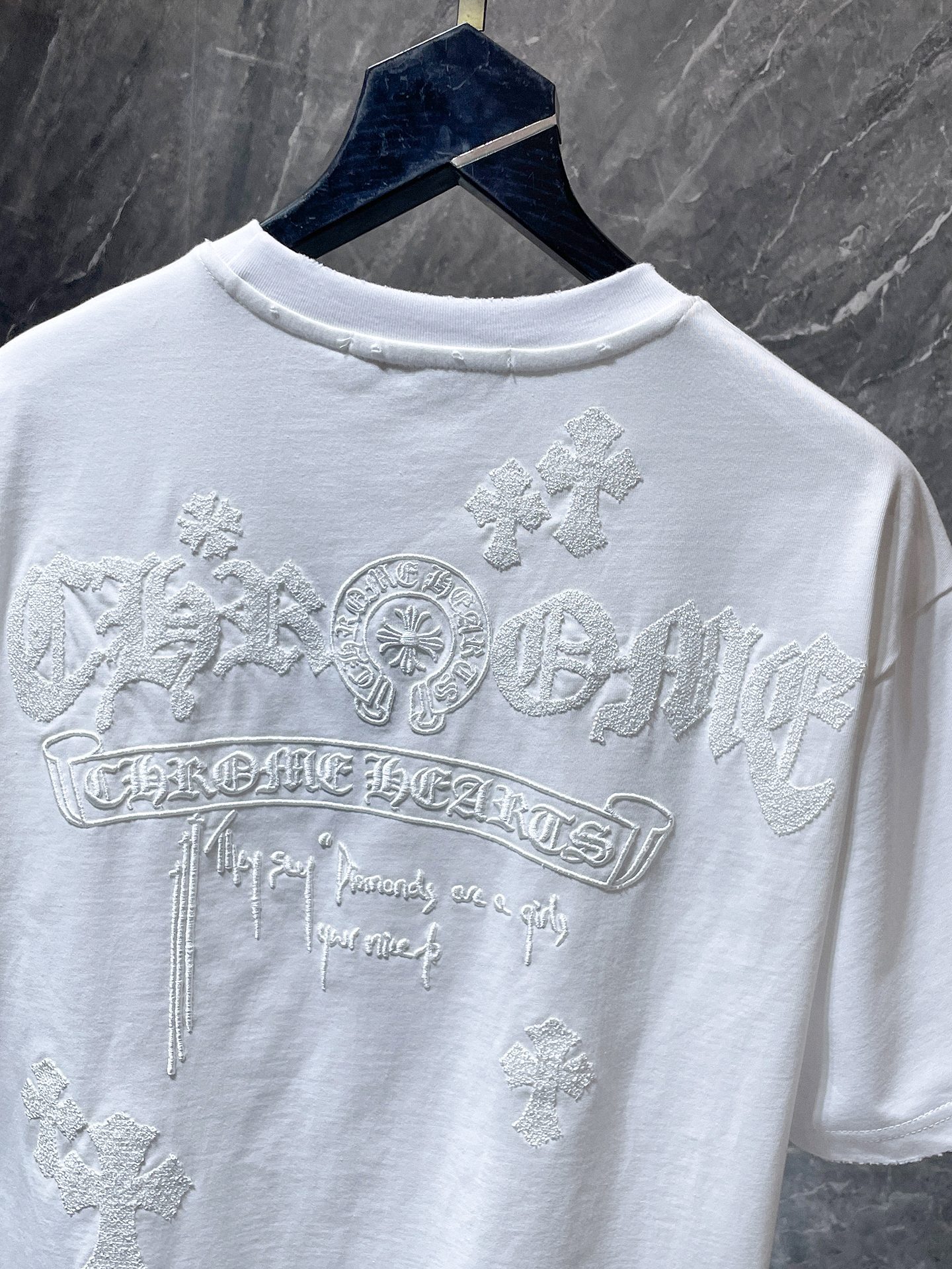 【今季注目】Chrome Hearts/クロムハーツ 2026SS夏新作 半袖Tシャツ 男女兼用 黑/白 CHT-26S13