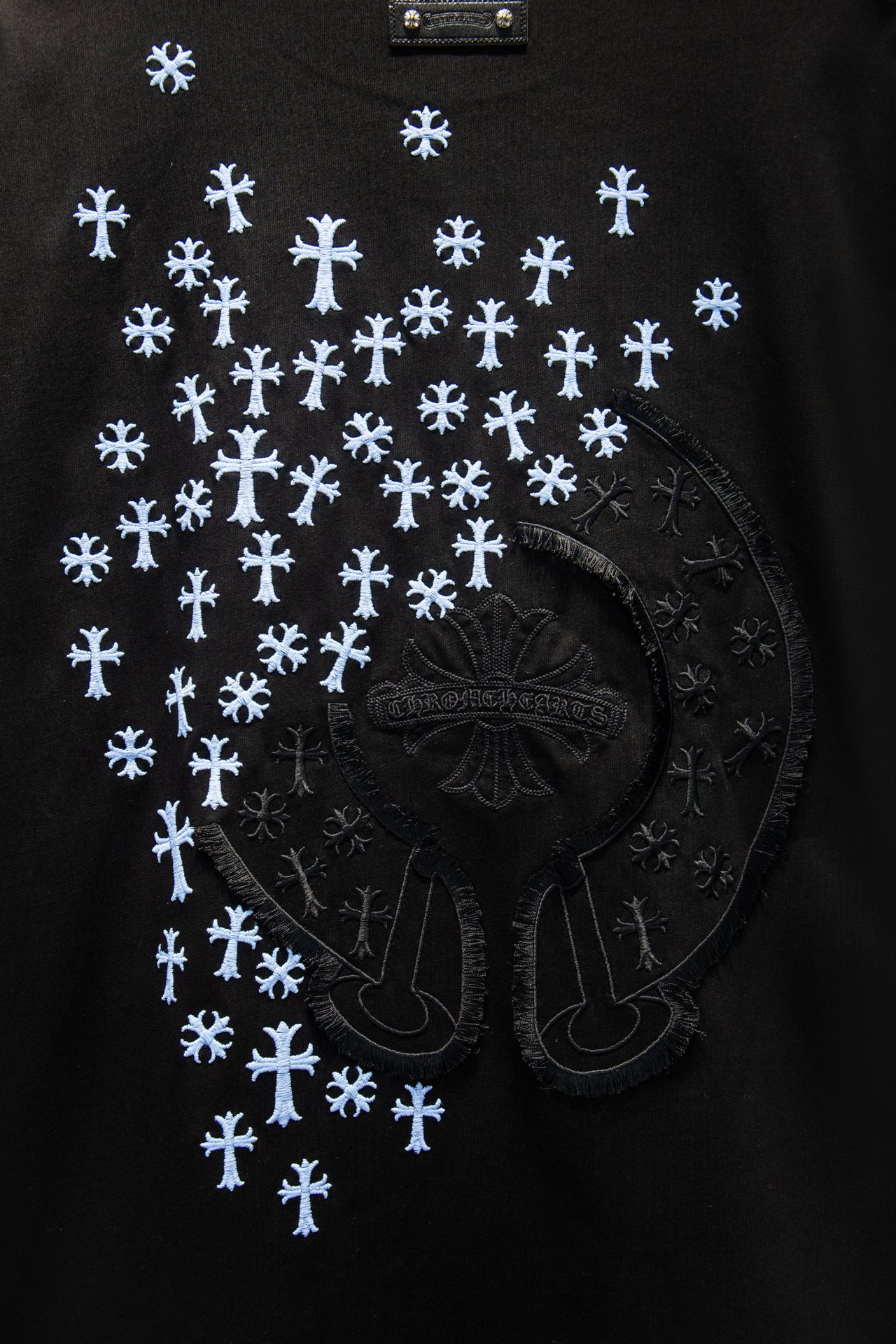 【今季注目】Chrome Hearts/クロムハーツ 2026SS夏新作 半袖Tシャツ 黑/白 CHT-26S10