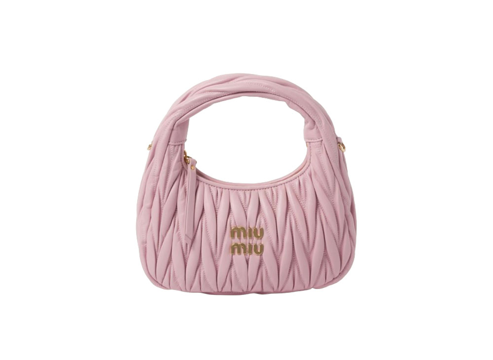 MIU MIU ミュウミュウ超可愛い ショルダーバッグ ショルダーバッグ ピンク ホワイト ブラック