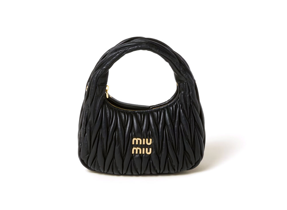 MIU MIU ミュウミュウ超可愛い ショルダーバッグ ショルダーバッグ ピンク ホワイト ブラック
