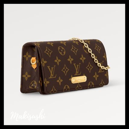 Louis Vuitton  ルイヴィトン  ウォレット オン チェーン・リリー モノグラム