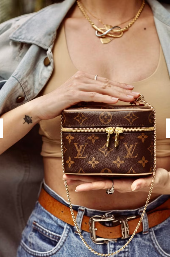 LOUIS VUITTON 長く愛用できる ニースナノ ハンドバッグモノグラム