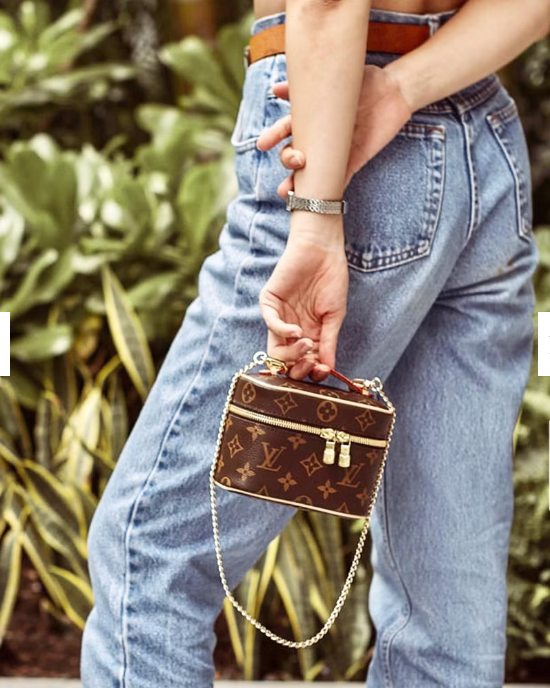 LOUIS VUITTON 長く愛用できる ニースナノ ハンドバッグモノグラム