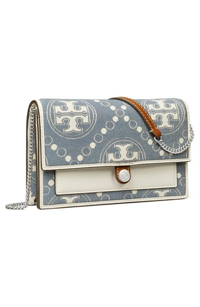 ToryBurch トリーバーチ デニム ティーモノグラム スモール ショルダーバッグ