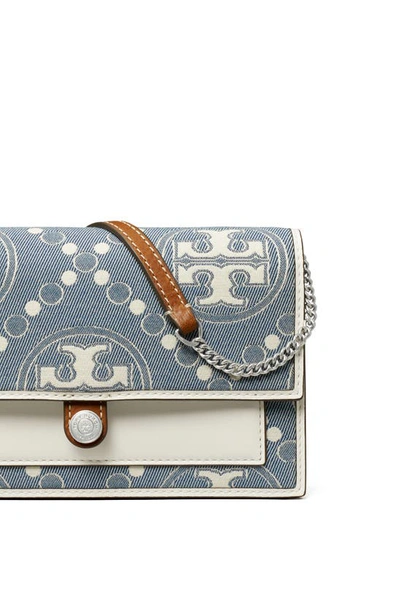 ToryBurch トリーバーチ デニム ティーモノグラム スモール ショルダーバッグ
