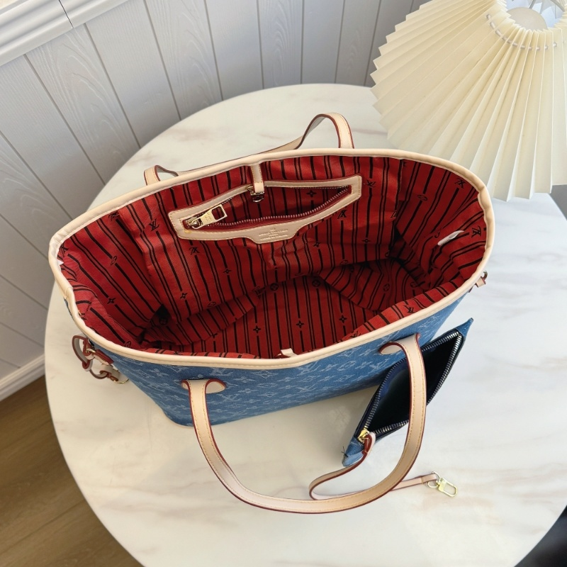 Louis Vitton ルイヴィトン トートバッグ お得セット 2点 ダークブルー