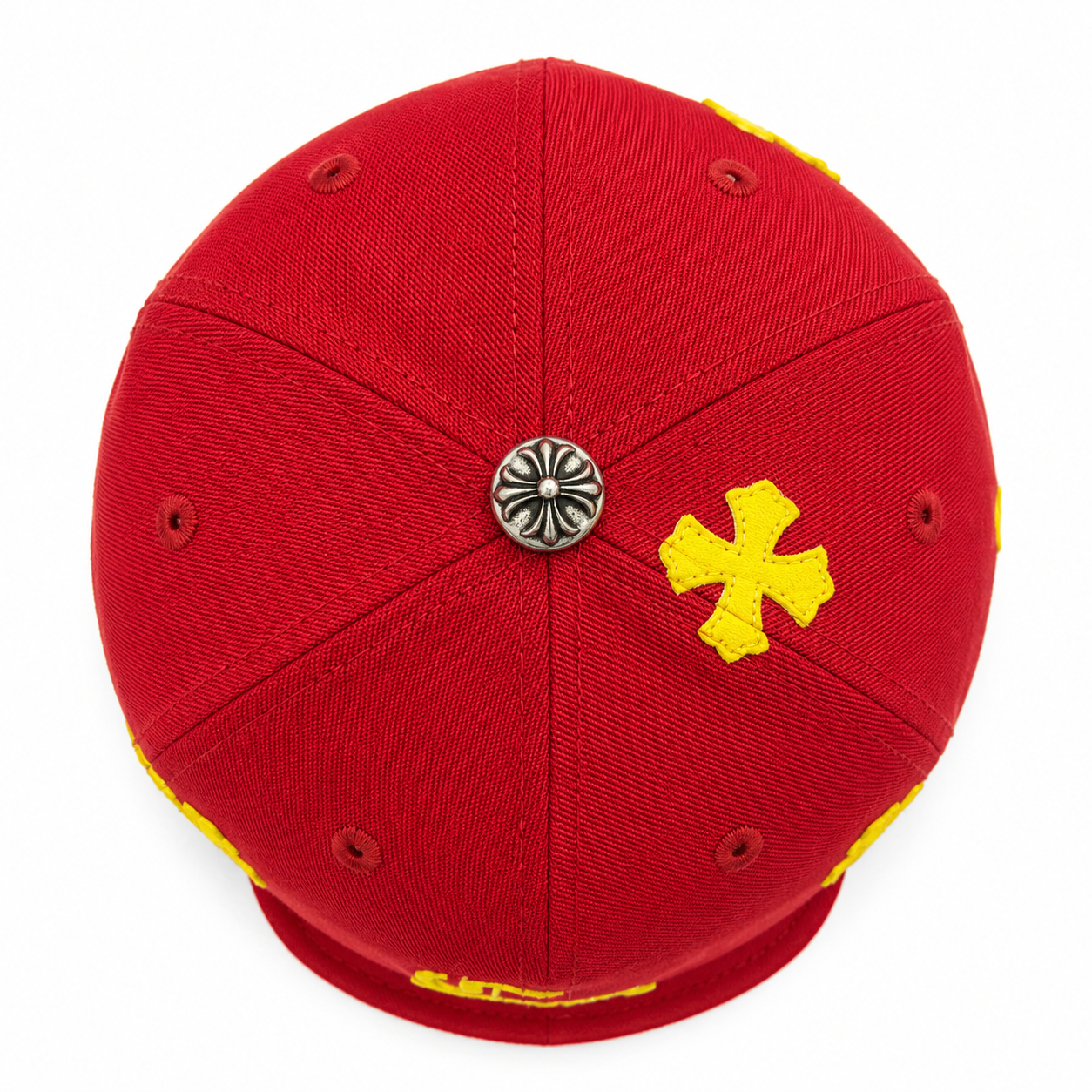 クロムハーツ CHROME HEARTS クロスパッチ ベースボール キャップ 野球帽 帽子 ロゴ刺繍