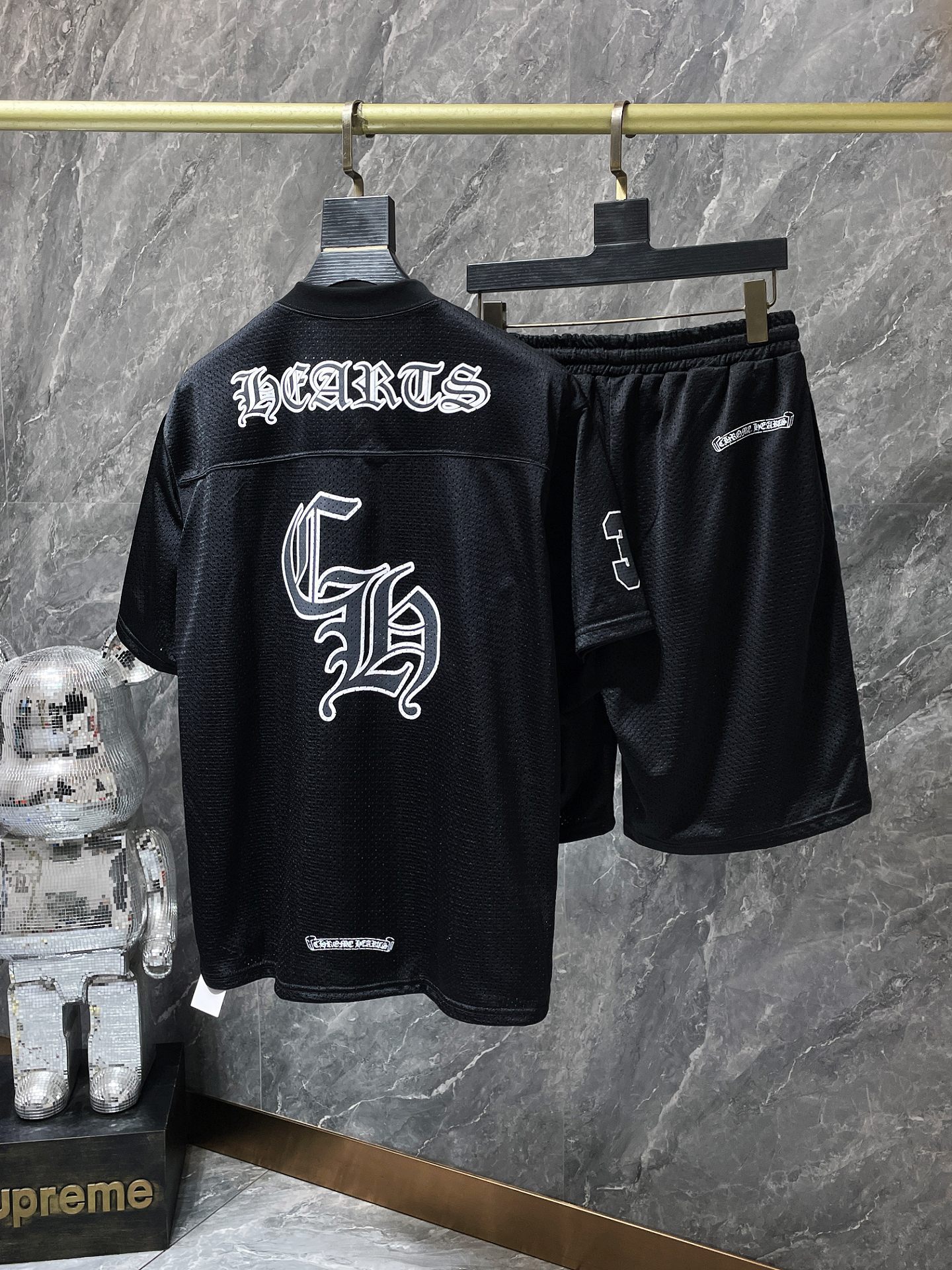 クロムハーツ Tシャツ 梵字 メッシュ ホッケーシャツ (ジャージ)