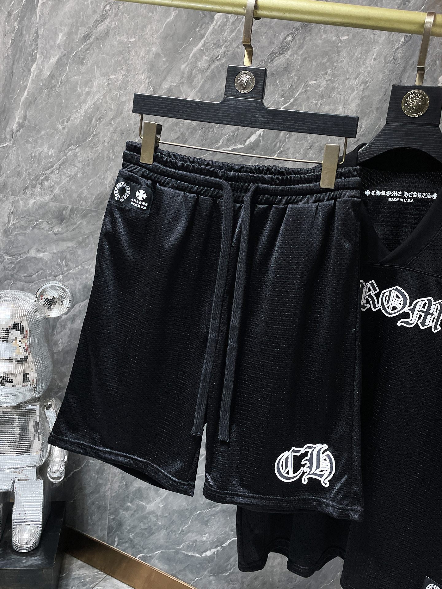 クロムハーツ Tシャツ 梵字 メッシュ ホッケーシャツ (ジャージ)
