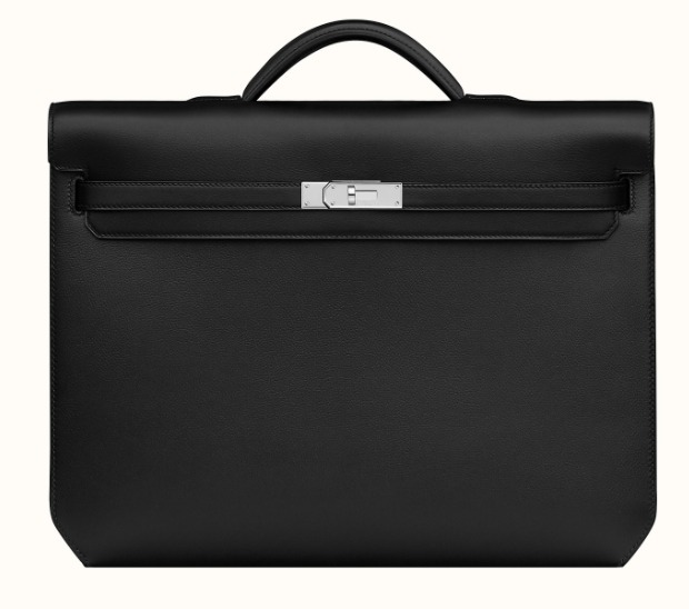 エレガント◆Hermes直営店◆大人BLACK☆ブリーフケース Kelly 36