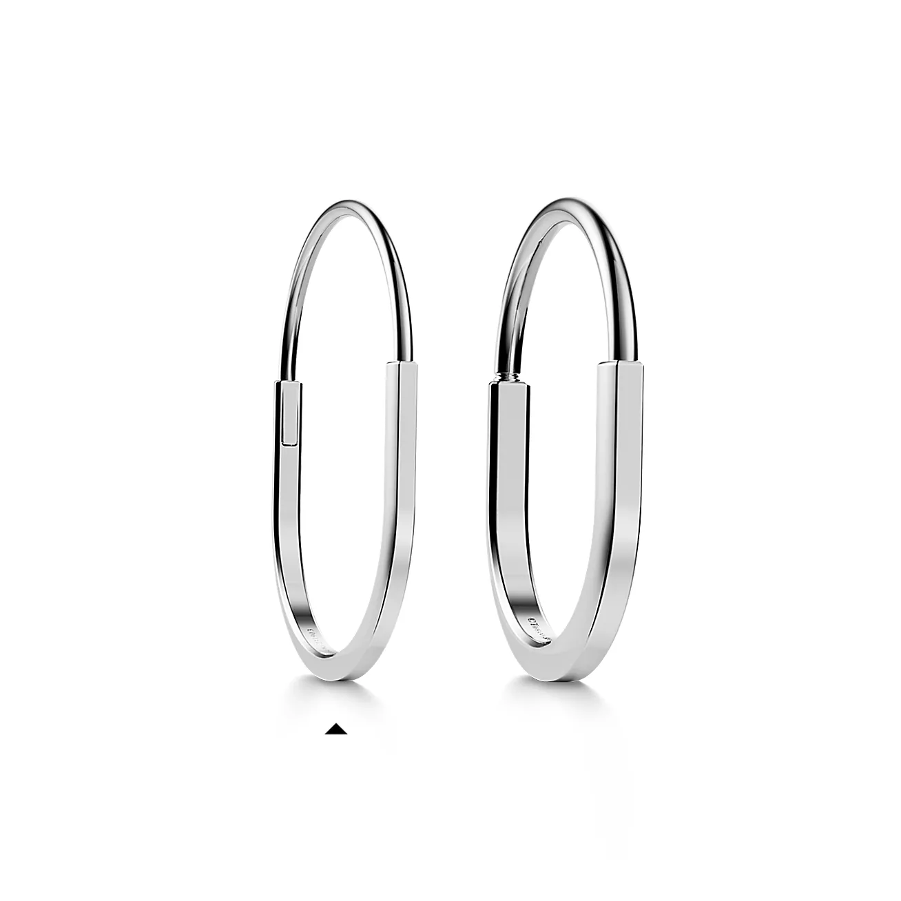 ティファニー ロック ナロー バングル ホワイトゴールド