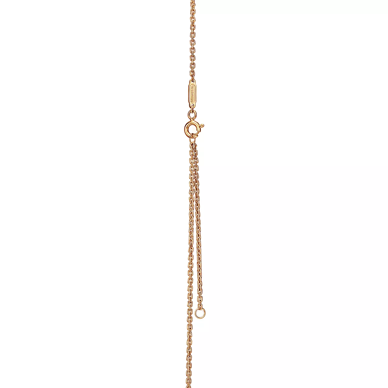 ティファニー ハードウェア ダブル リンク ペンダント イエローゴールド（スモール）