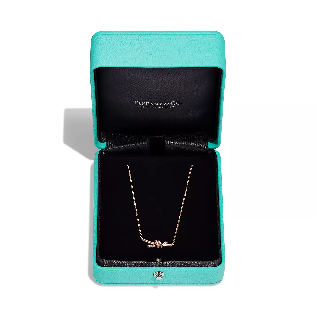 ティファニー/Tiffany ノット ペンダント ダイヤモンド ローズゴールド（スモール）
