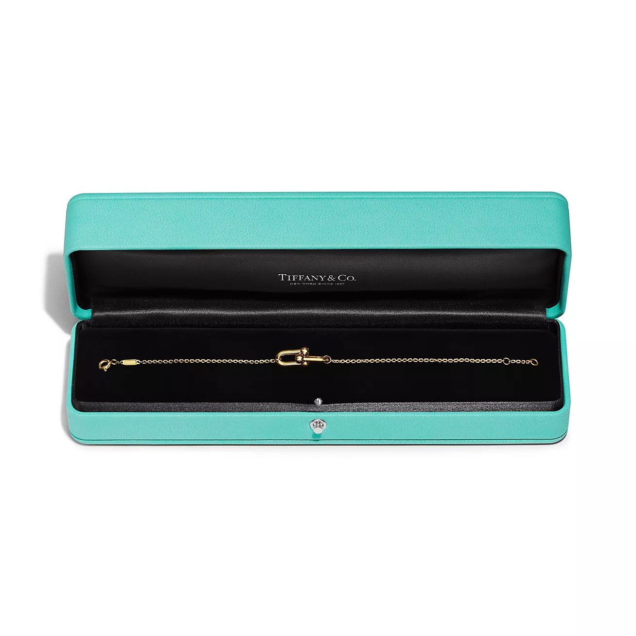 ティファニー/Tiffany ハードウェア ダブル リンク ブレスレット イエローゴールド
