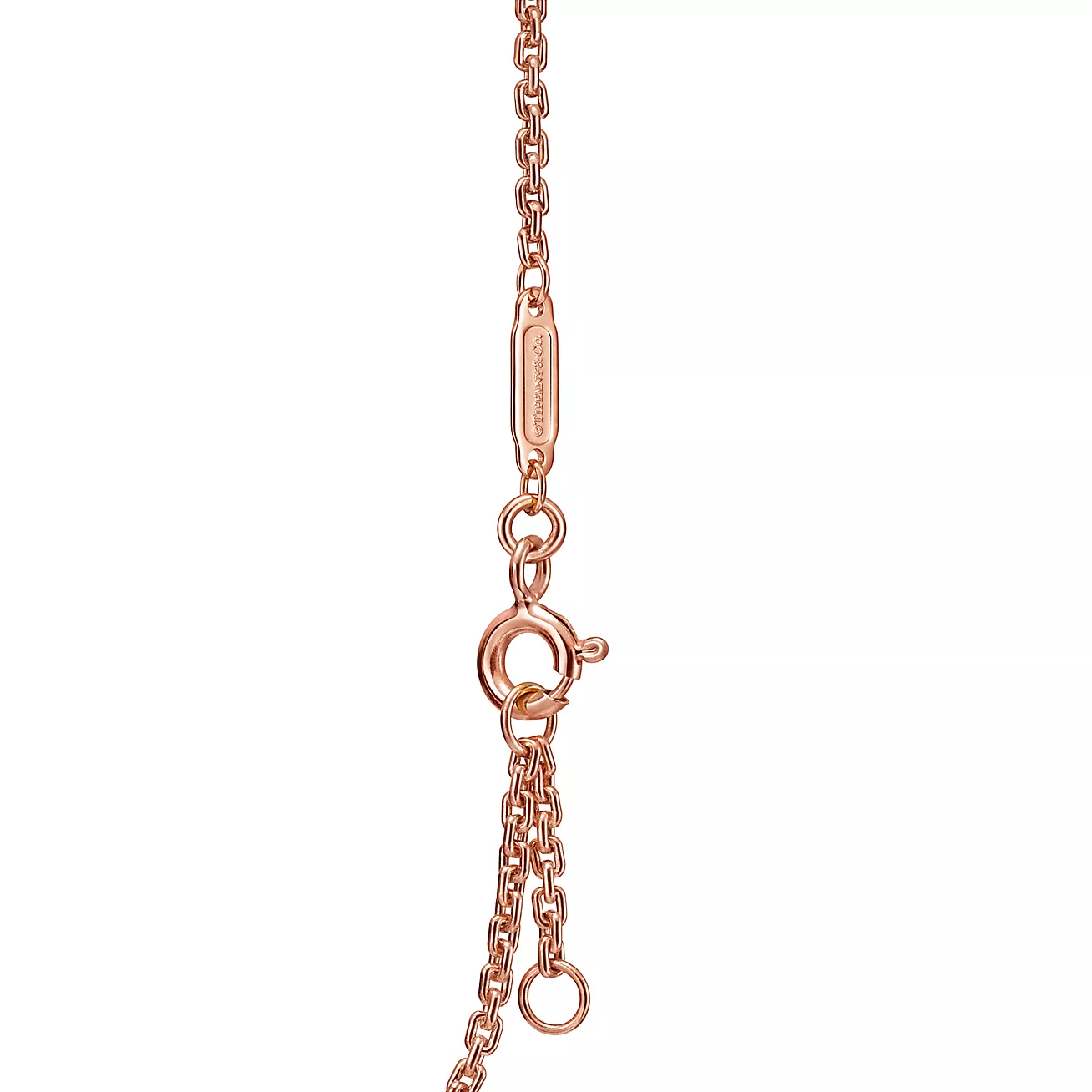 ティファニー/Tiffany ハードウェア ダブル リンク ブレスレット ローズゴールド