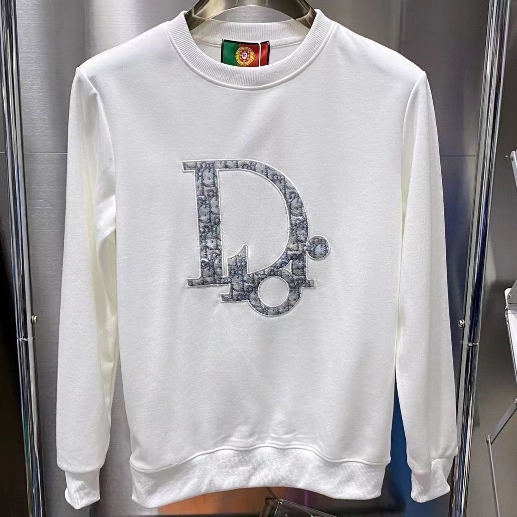 DIOR 2023ゆったり 厚い 防寒 上着 ディオール ロゴ 運動バーカー 100%綿 男女兼用