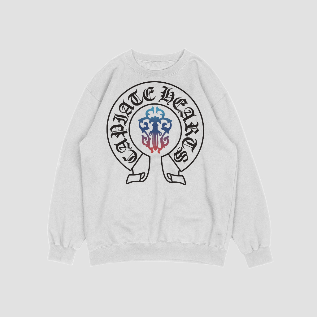 Chrome Hearts クラシックなロゴプリントスウェット クル