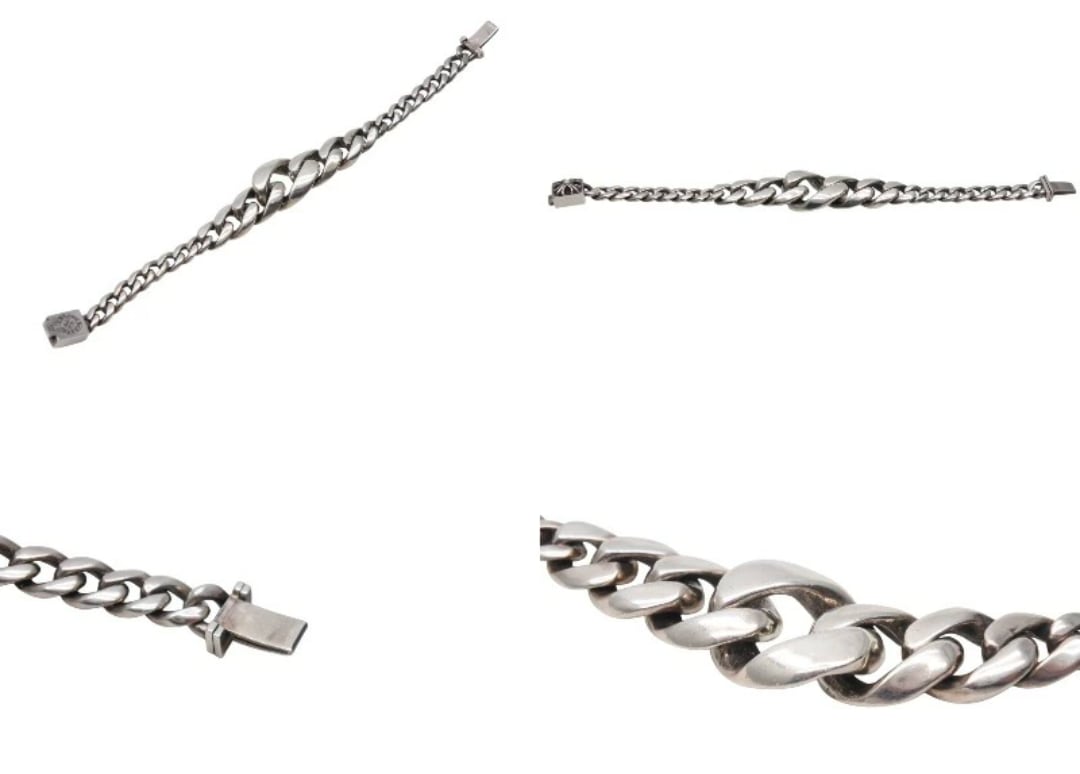 CHROME HEARTS クロムハーツ　テーパード クラシック IDブレスレットシルバー925