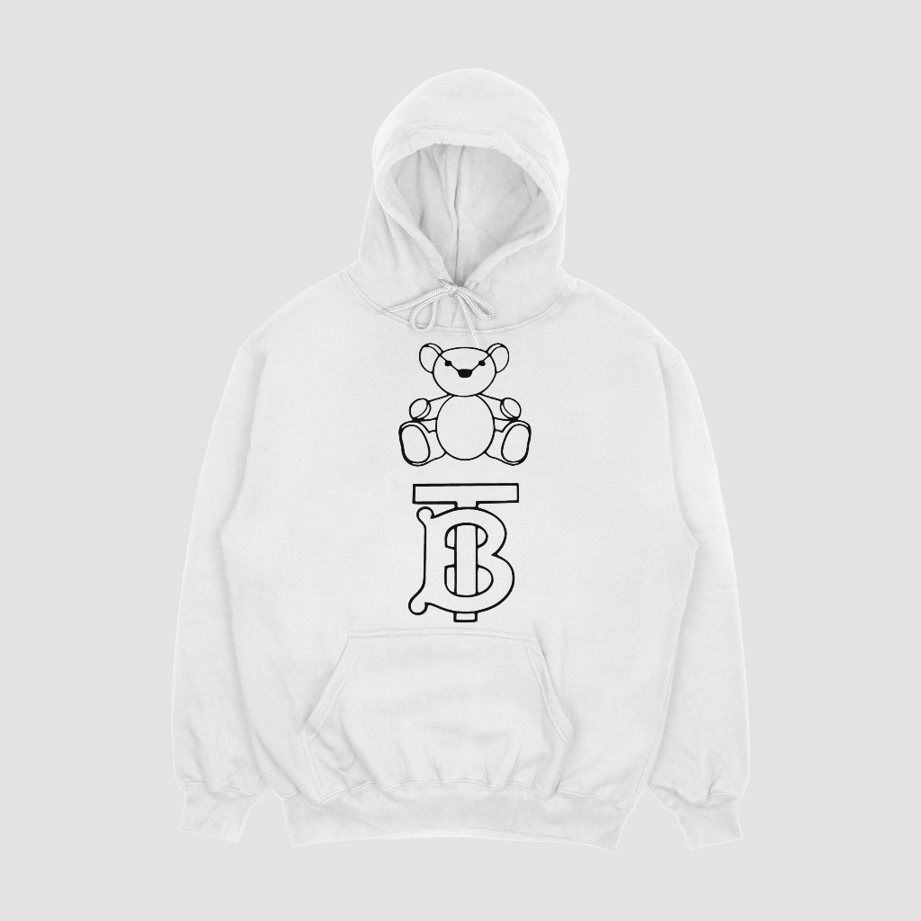 Burberry ロゴアルファベットプリントパーカー