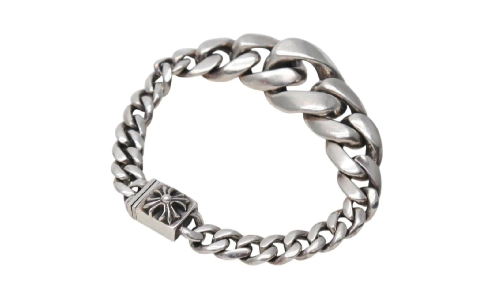 CHROME HEARTS クロムハーツ　テーパード クラシック IDブレスレットシルバー925