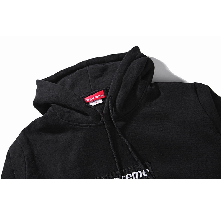 Supreme (シュプリーム) 15FW ボックス ロゴ フーデット スウェットシャツ パーカー(Box Logo Hooded Sweatshirt Pullover) ブラック 002