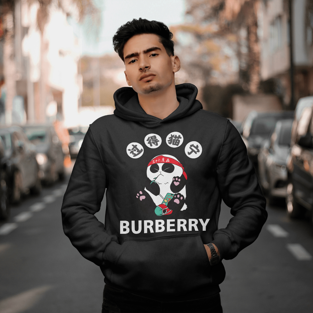 Burberry ロゴアルファベットプリントパーカー