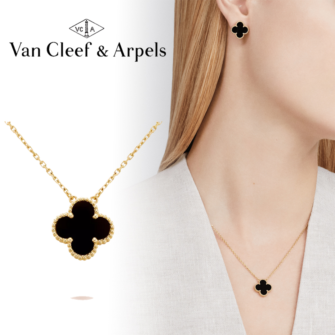 【国内発送/直営店】ヴァン クリーフ&アーペル（Van Cleef & Arpels）ネックレス ヴィンテージアルハンブラ★Vintage Alhambraペンダントペンダント♪