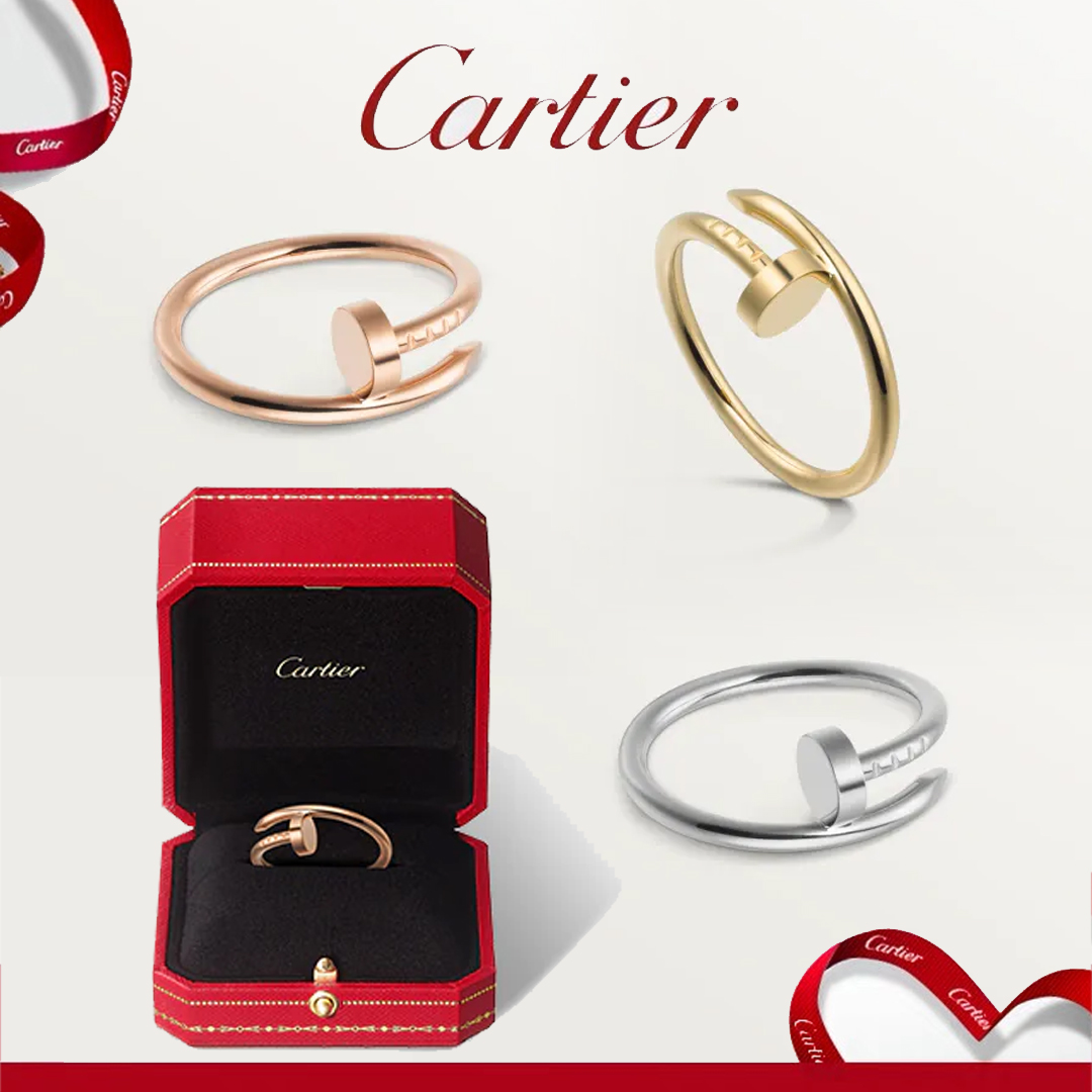 【国内発送/直営店】カルティエ（Cartier）ジュスト アン クル リング、スモールモデル 指輪