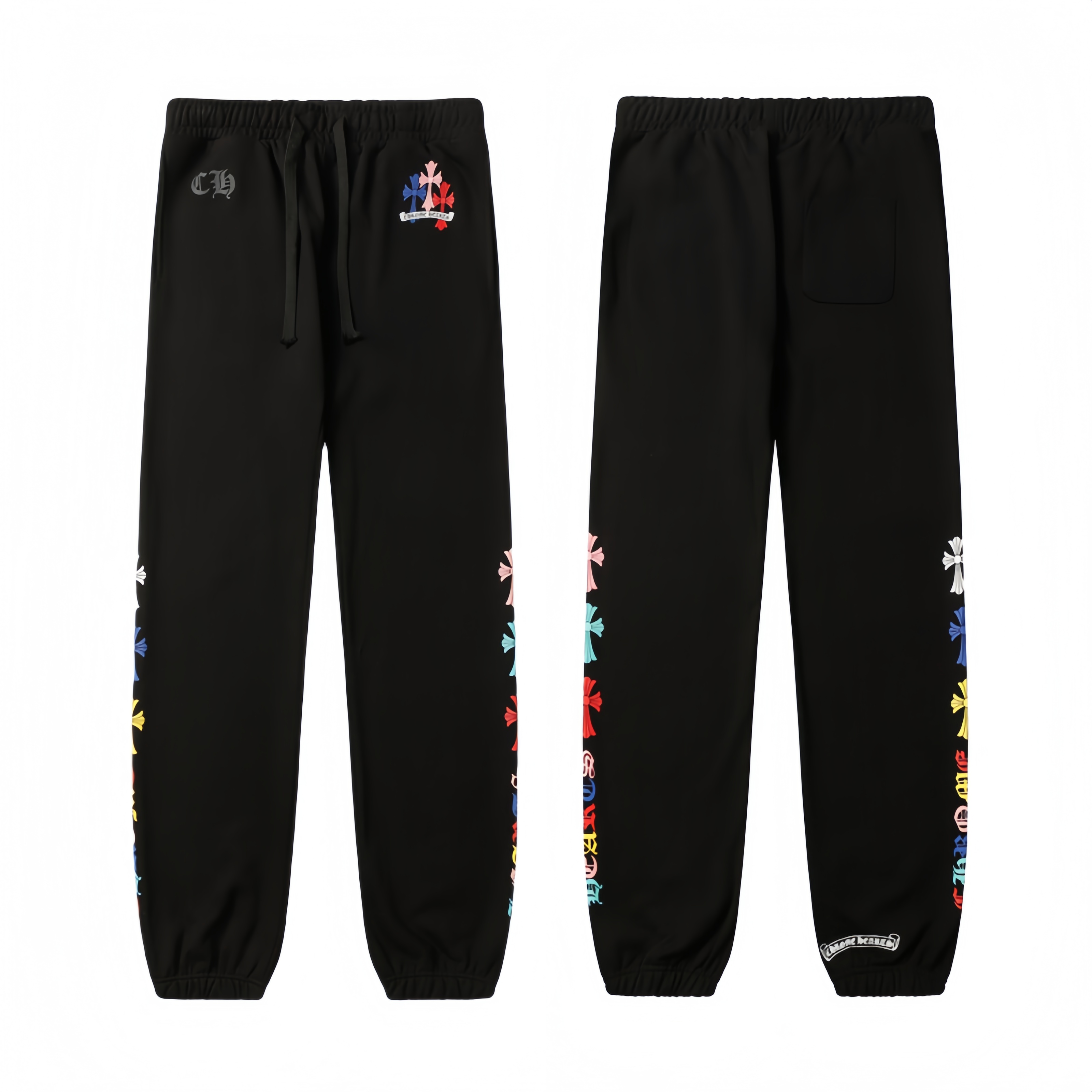 【Chrome Hearts】クロムハーツ マルチカラークロス スウェットパンツ