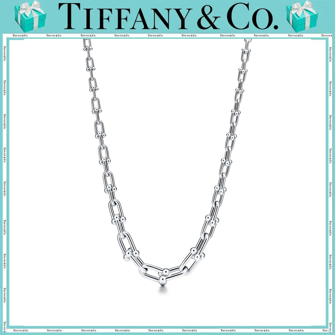 ティファニー/Tiffany コピーグラジュエイテッド リンク ネックレス スターリングシルバー 男女兼用
