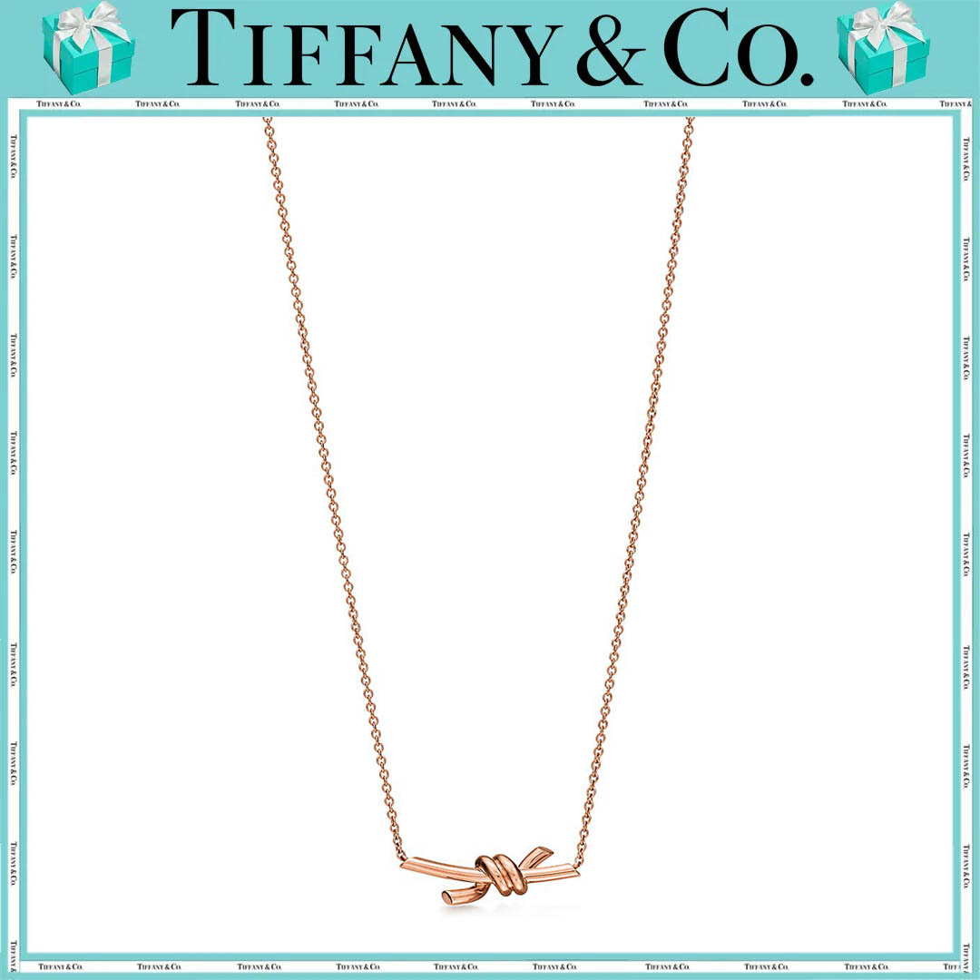 ティファニー/Tiffany ノット ペンダント ローズゴールド（スモール）