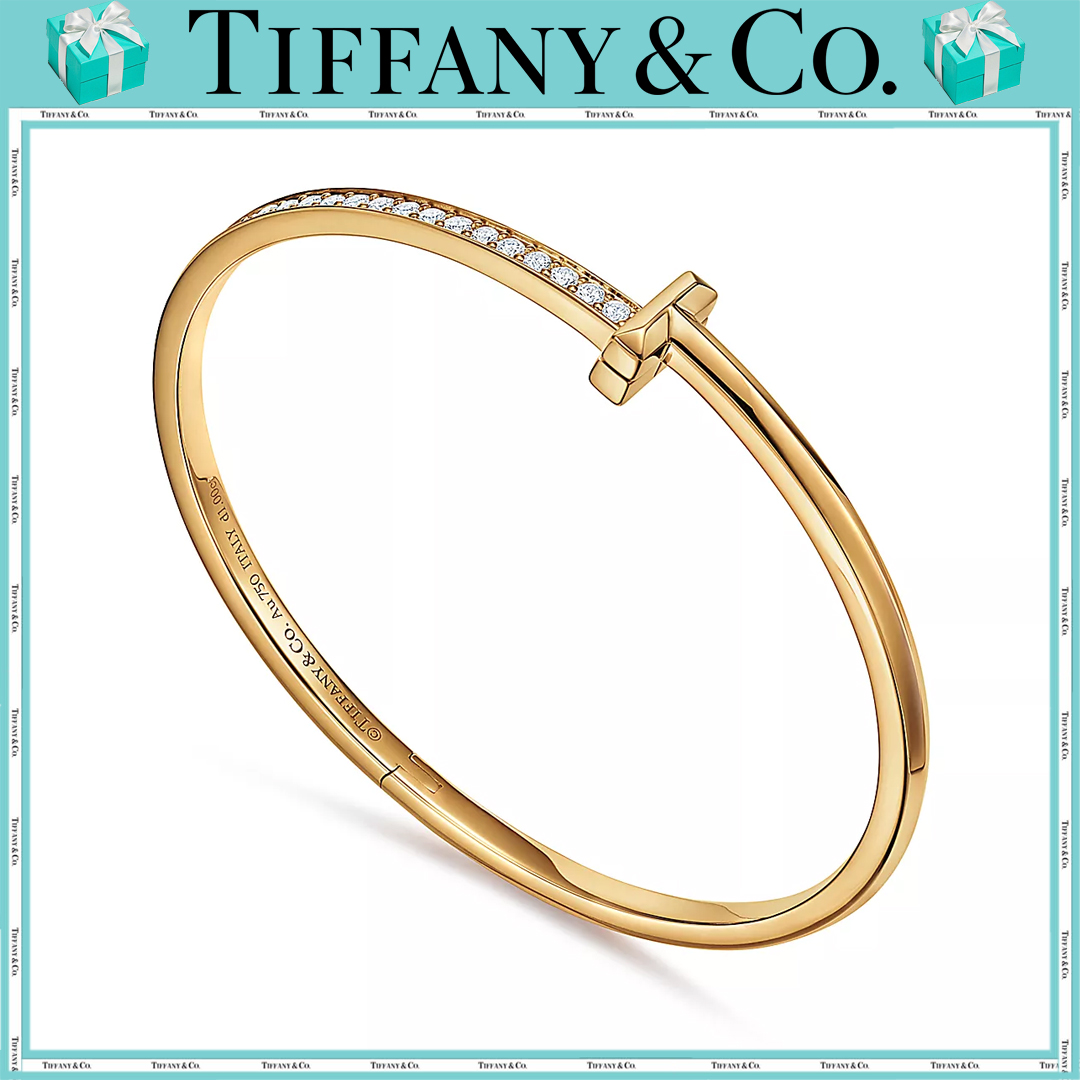  ティファニー（Tiffany）【国内発送/直営店】T ワン ナロー ダイヤモンド ヒンジ バングル