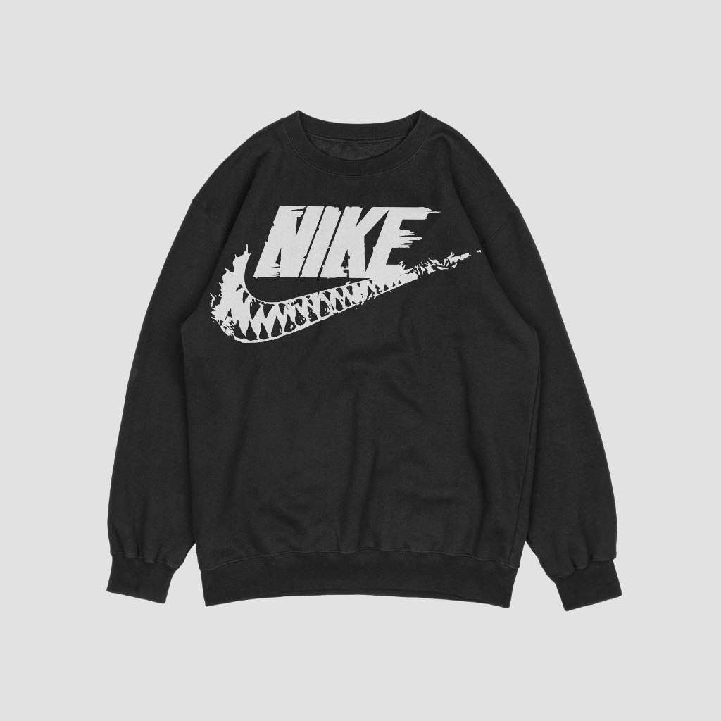 NIKEスウェット クル パーカー プリント  綿　男女兼用