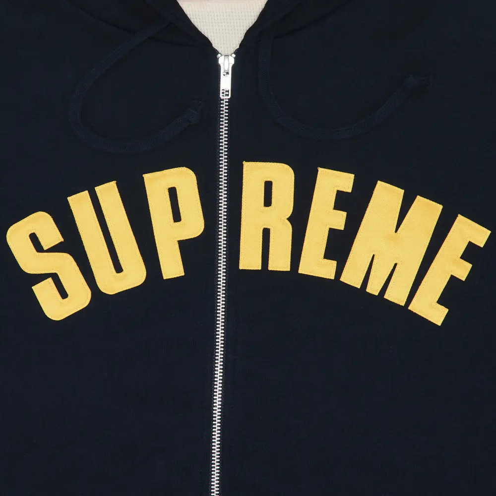 Supreme Arc Thermal Zip Up Hooded Sweatshirt 'Navy'