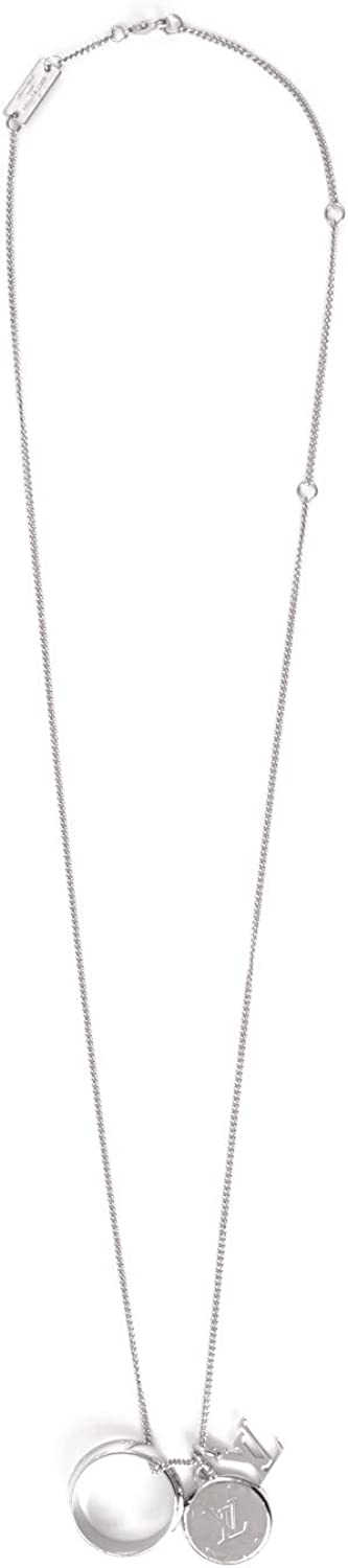 【国内発送/直営店】ネックレス リングネックレス モノグラム M62485 (シルバー)