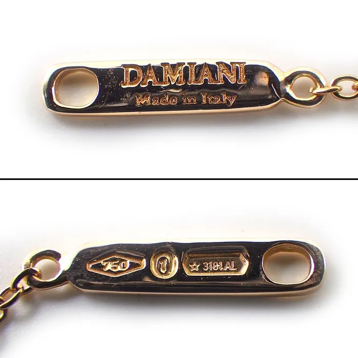 【国内発送/直営店】ダミアーニ DAMIANI ネックレス ベル エポック XS 20083492 ダブル クロス ダイヤモンド 0.39ct K18PG