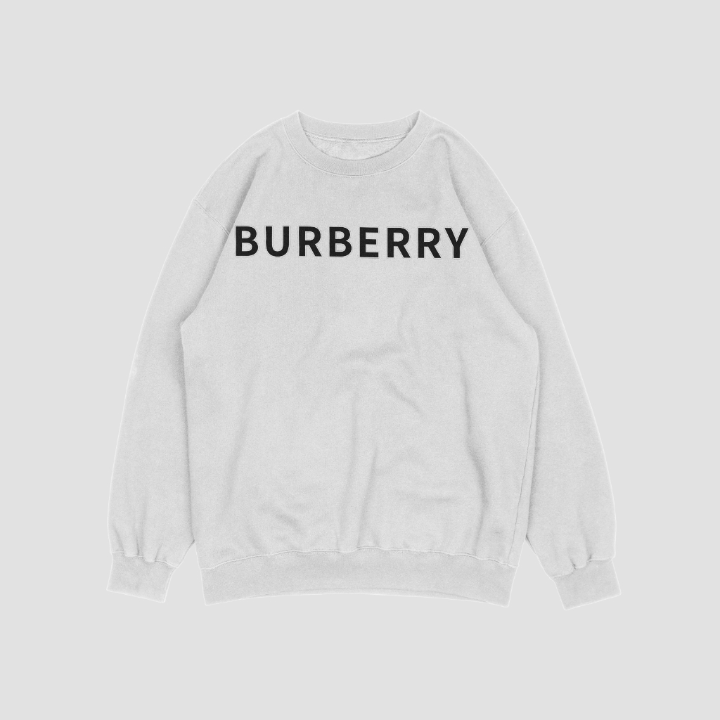 Burberryロゴアルファベットプリントスウェット クル