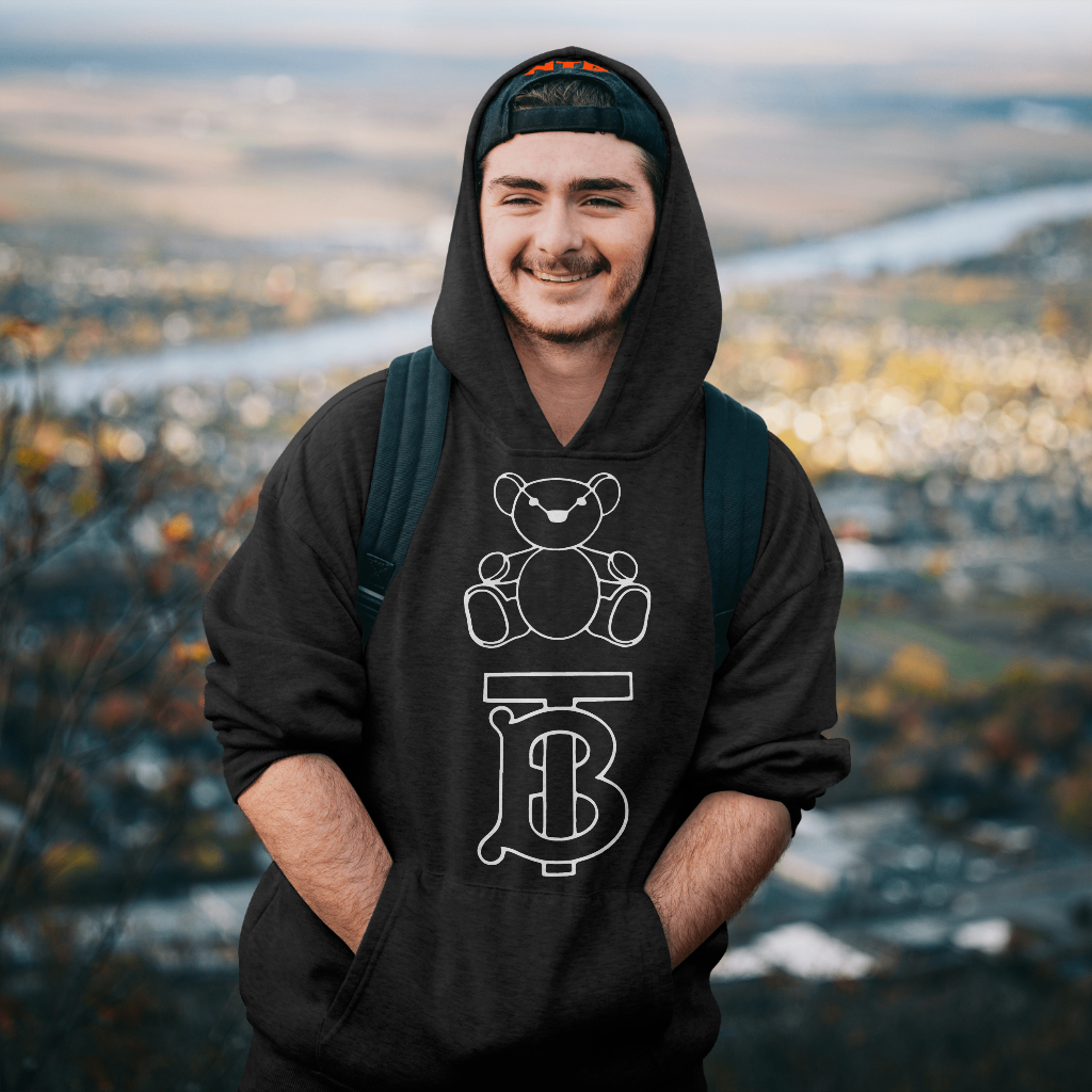 Burberry ロゴアルファベットプリントパーカー