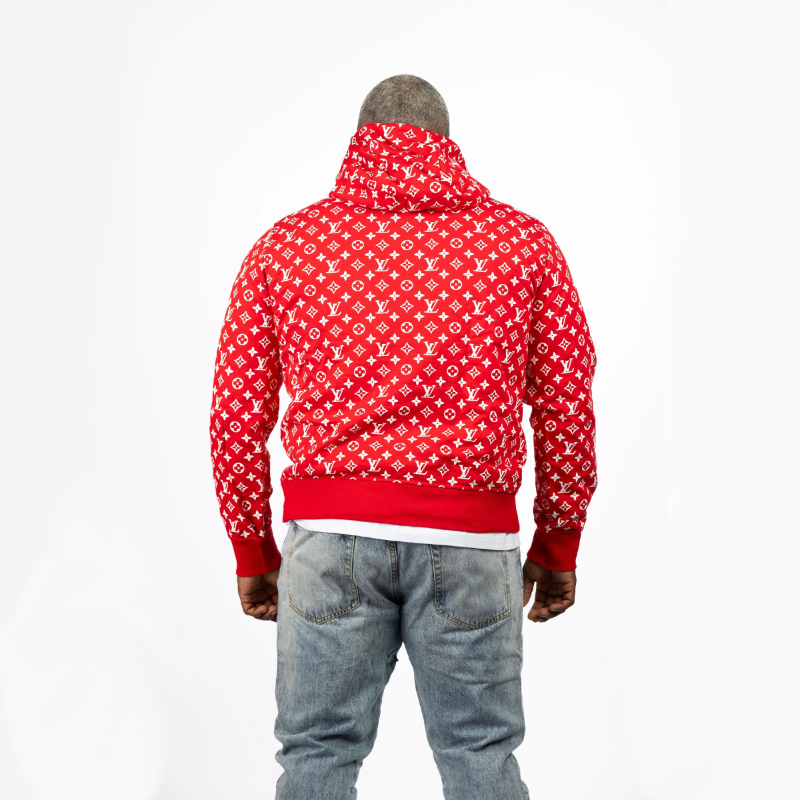 Supreme x ルイ・ヴィトン ボックス ロゴ フーディ