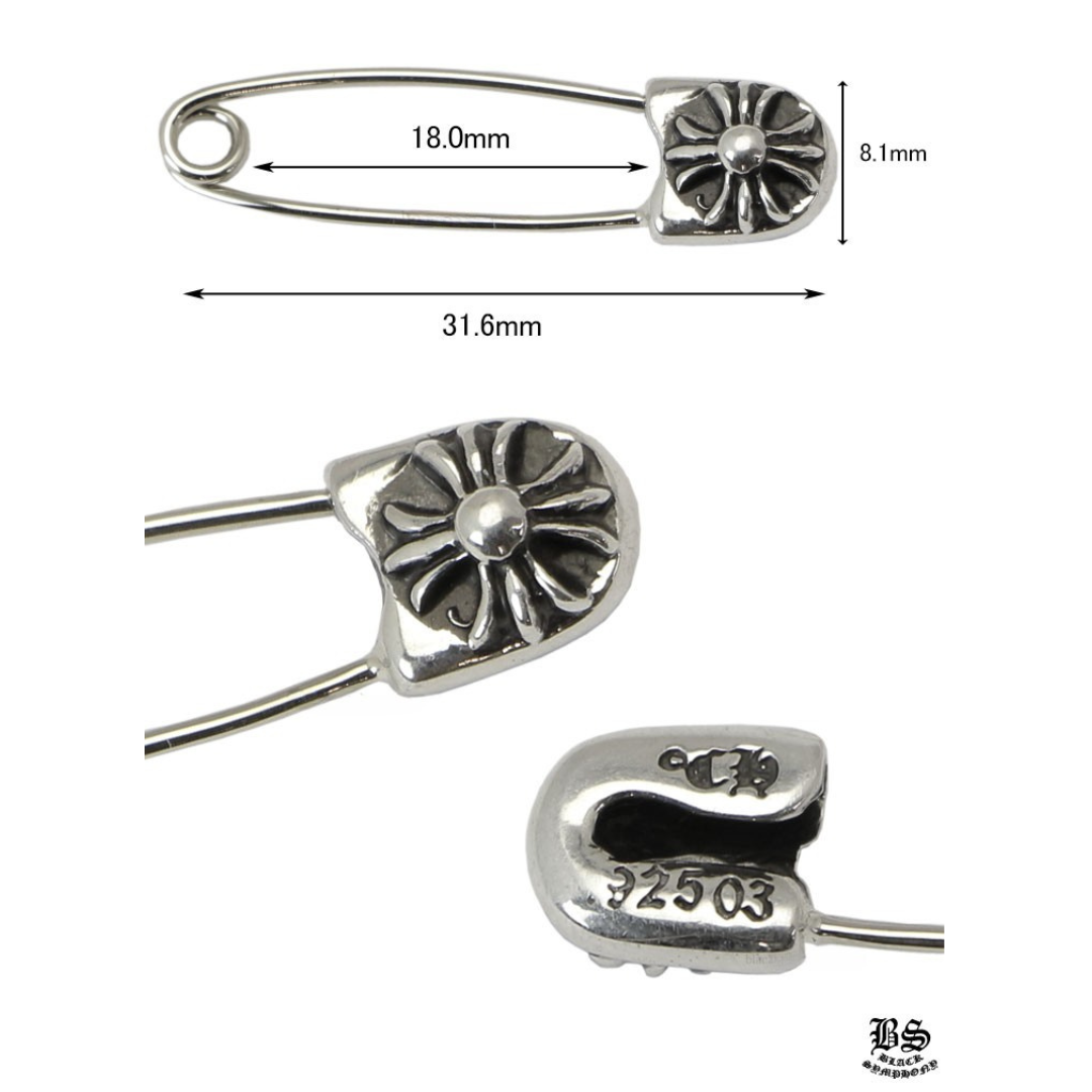 chrome heart クロムハーツ CHプラス セーフティーピン スモール