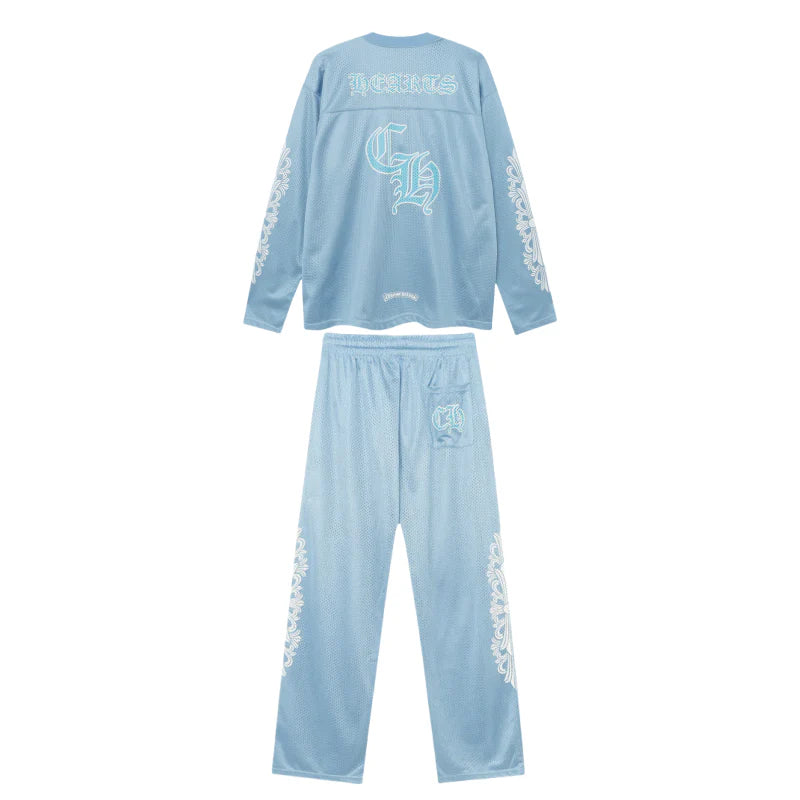 【Chrome Hearts】クロムハーツ マティボーイ グラフィティ レッドメッシュ トラックパンツ 9997