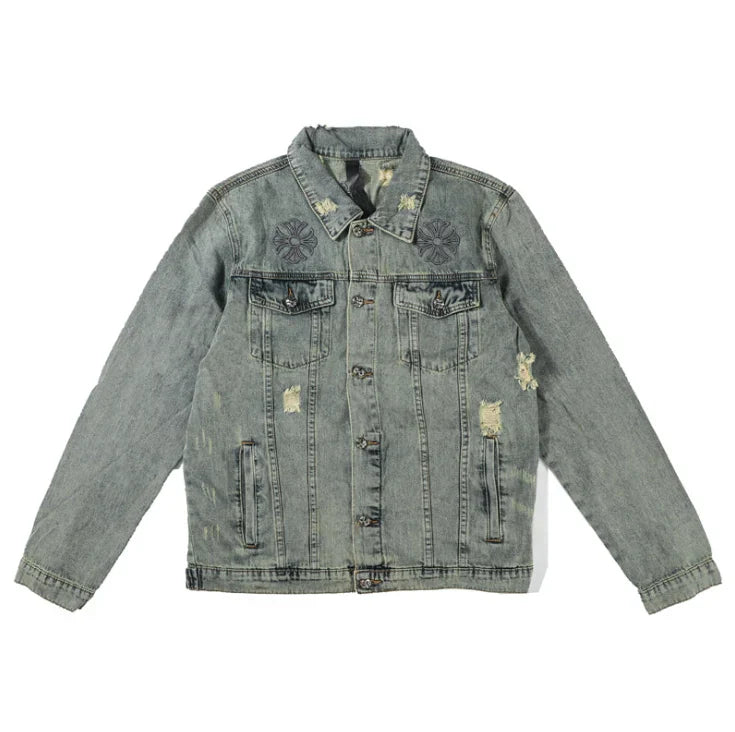 【Chrome Hearts】クロムハーツ 新作デニムジャケット Tシャツ