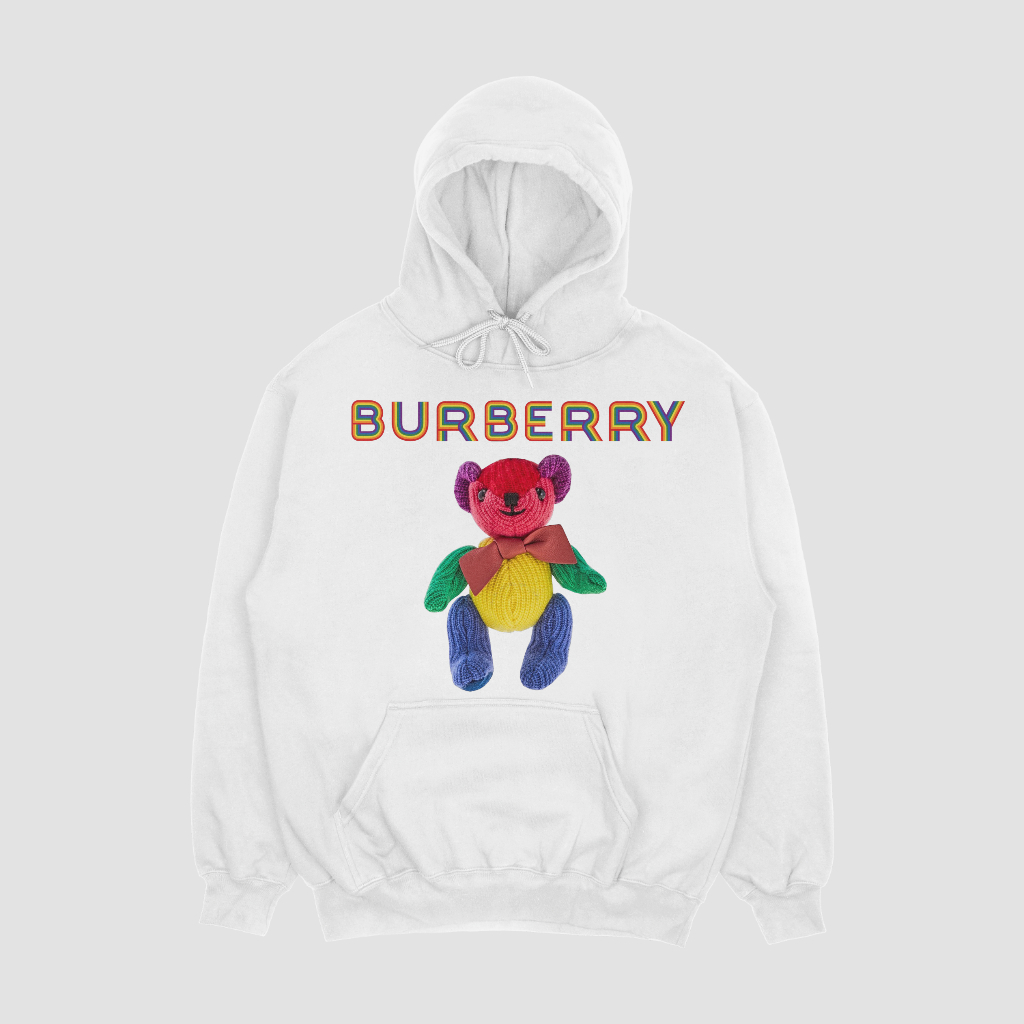Burberryスウェット クル パーカー プリント  綿　男女兼用