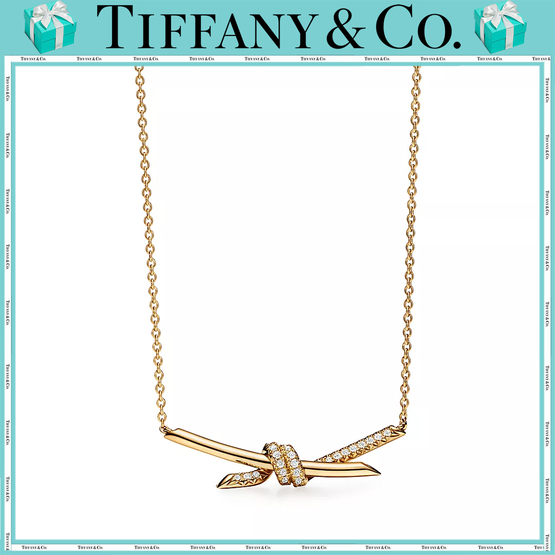  ティファニー（Tiffany）【国内発送/直営店】ペンダント イエローゴールドにダイヤモンドをセッティング