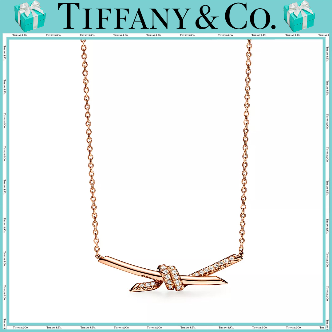  ティファニー（Tiffany）【国内発送/直営店】ペンダント ローズゴールドにダイヤモンドをセッティング