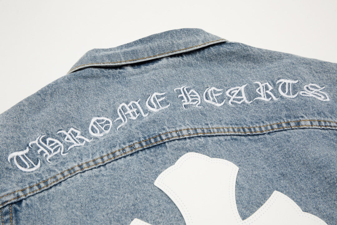 【Chrome Hearts】クロムハーツ 新作デニムジャケット Tシャツ