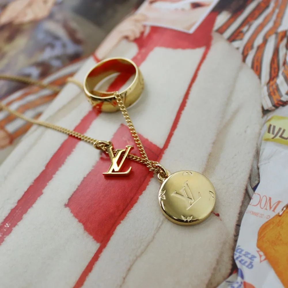 【国内発送/直営店】ネックレス リング モノグラムM80189