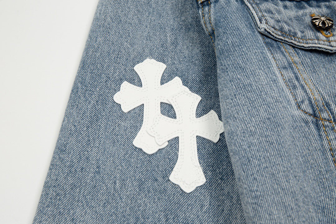 【Chrome Hearts】クロムハーツ 新作デニムジャケット Tシャツ